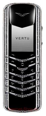 Vertu Signature Black and White Diamonds